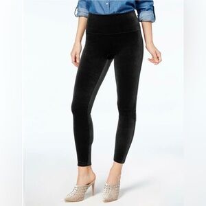 NWT SPANX black velvet leggings